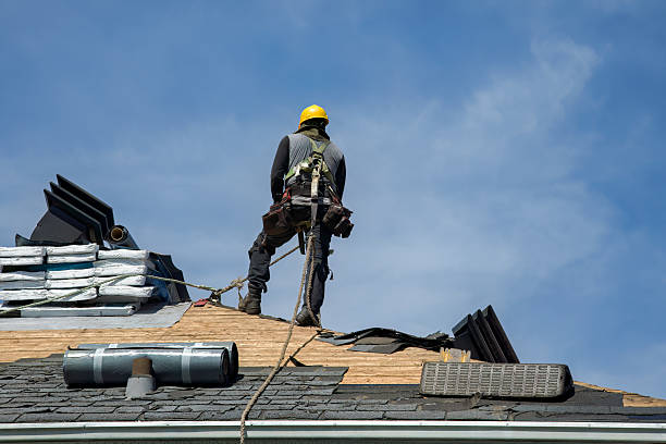 Professional Flat Roof Repair technician working in Weyauwega, WI